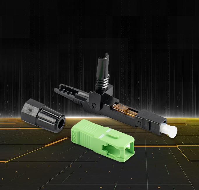 Glasfaser-Schnellstecker 